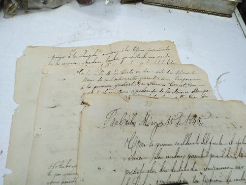 Documentos Antiguo 1845 L (Usado)