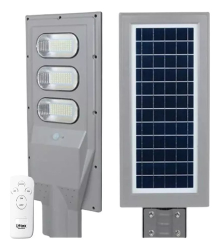 Luminaria Led Solar 60w Alumbrado Con Control Luz Fria Litex