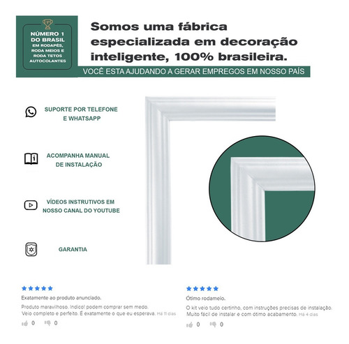 Imagem 3 de 7 de Rodameio Autocolante Eva Flexível 4cm - 3 Metros + Brinde