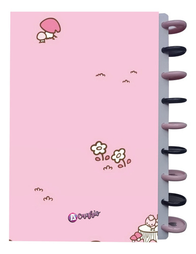 Cuaderno Discos T/frances 80hjs 105grs Pastadura 2 Separador Kuromi