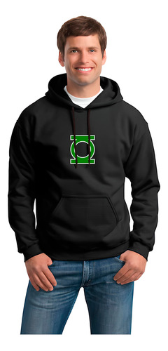 Buzo Hoodie Capota Hombre Comic Linterna Verde Superheroes