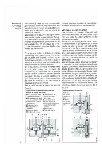Manual Sistemas Inyección de Gasolina Ke-jetronic Control del motor Bosch en Español tapa blanda