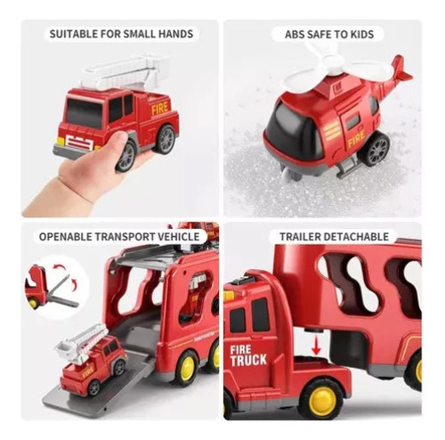 Camión De Bomberos Para Niños 5 En 1 F