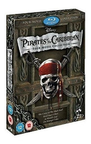 Piratas Del Caribe: Colección De Cuatro Películas [blu-ray]