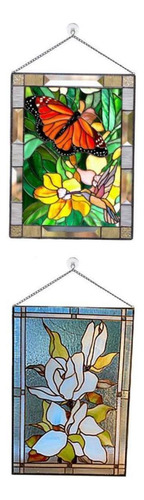 Panel De Ventana Rectangular Decoración De Pared Mariposa