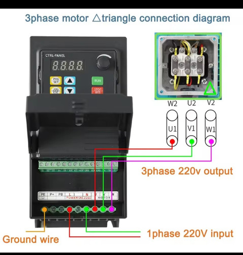 Inversor De Frequencia 2 Cv 220v Zuked