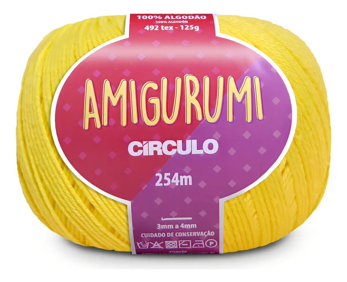 Linha Amigurumi Cores Novas Círculo Crochê - Imediato Cor 1205 - Magnólia