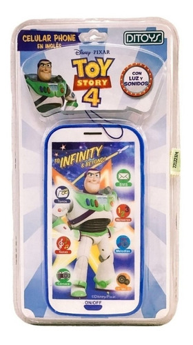 Celular Infantil Táctil Toy Story C/ Luz Y Sonido