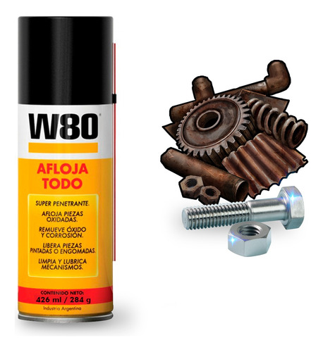 Lubricante W80 Afloja Todo Super Penetrante X 426 Ml 