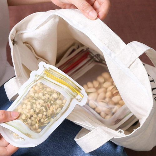 Bolsa Pequeña Para Almacenar Alimentos Con Cierre Zipper