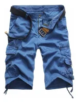 Comprar Bermudas Pantalones Cortos Tactico Suelto Cargo Hombre