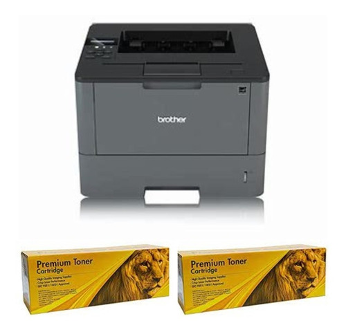 Impresora Laser Brother Hl-5100dn Duplex + 2 Tóner Premium 