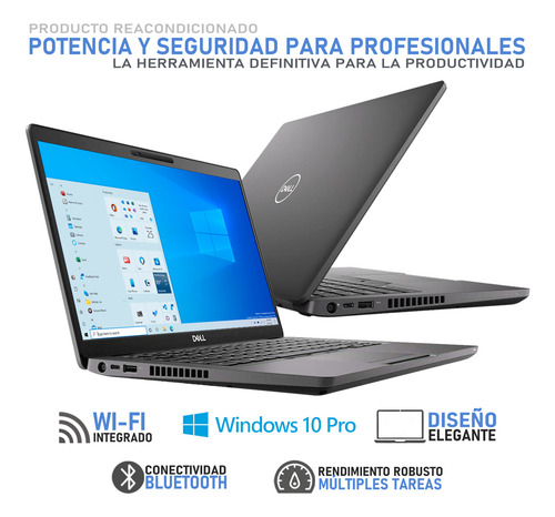 Laptop Dell Latitude 5400 Core I7 16gb 512gb Ssd Negro (Reacondicionado)