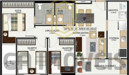Imagem 3 de 7 de Lançamento No Murilopolis 3 Quartos Varanda Gourmet Área De Lazer A Partir De 364 Mil! - 953