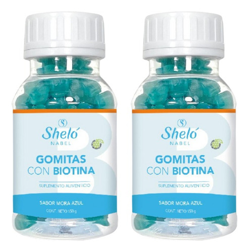 2 Pack Gomitas Con Biotina Shelo