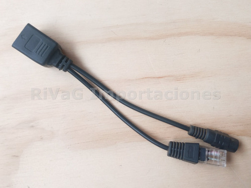 Cable Poe Power Over Ethernet Rj45 12/24v Para Camara Cpe Ap