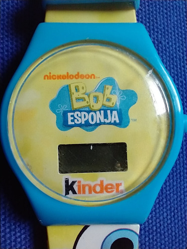 Bob Esponja Caritas Kinder Nickelodeon (Usado)