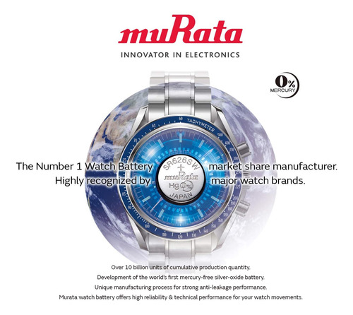 Batería 392/384 Sr41/w/sw 1.55v Celda De Botón De Reloj De Ó
