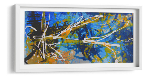 Cuadro Enmarcado Blanco Con Marialuisa Circe 40x20