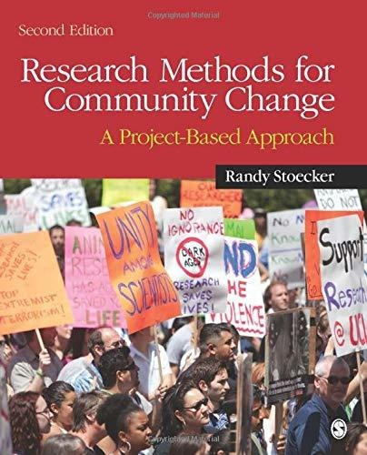 Libro Research Methods For Community Change: A Project-bas