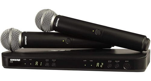 Sistema Inalambrico Vocal Shure Blx288-sm58 Incluye 2 Microf