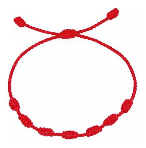 Pulseira Vermelha De Sete Nós Kabbalah Para Afastar O Mal