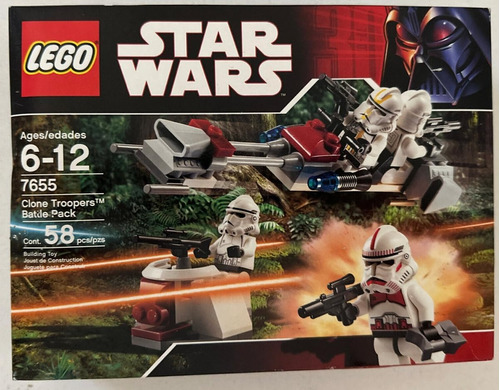 Lego 7655 Star Wars Clone Troopers Battle Pack Cantidad De Piezas 1