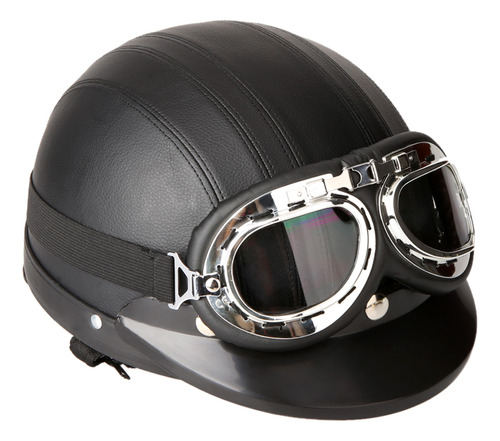 Gafas De Moto Vintage Estilo Open Scooter Uv