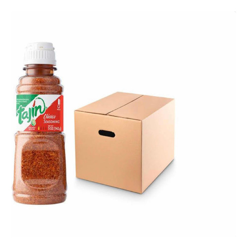 Caja Chile En Polvo Tajín Con 12 Piezas De 142 Grs.
