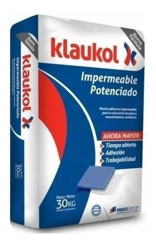 Pegamento Adhesivo Cercamica Klaukol Potenciado 30k