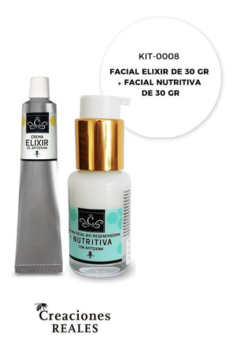 Crema Facial Bioreg Nutritiva 30g + Elixir De Apitoxina 30