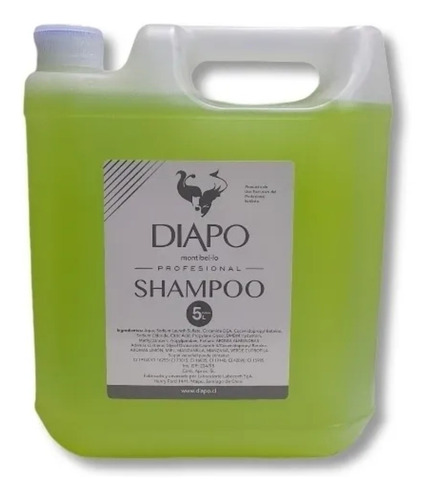 Shampoo Estilista De Uso Profesional,  5 Lt Diapo