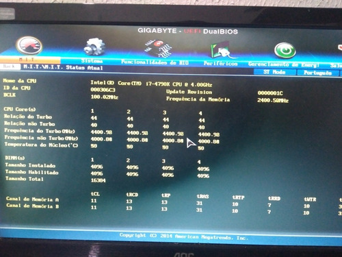 Gabinete Completo Core I7 4790k 4.4ghz 16gb Ram 2400mhz