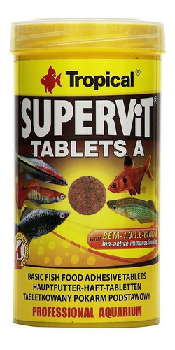 Alimento Peces Premium Tabletas Tropical Supervit  250ml