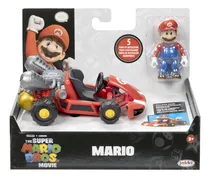 Comprar Super Mario Bros. La Pelicula, Mario Kart Racer Con Figura Color Rojo