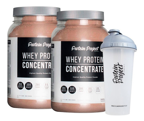 Concentrate Protein Project 2 Lb X 2 Unidades + Vaso