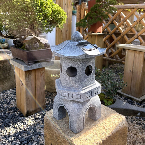 Estatua De Jardín De Mini Pagoda, Arte De Figuras, Con