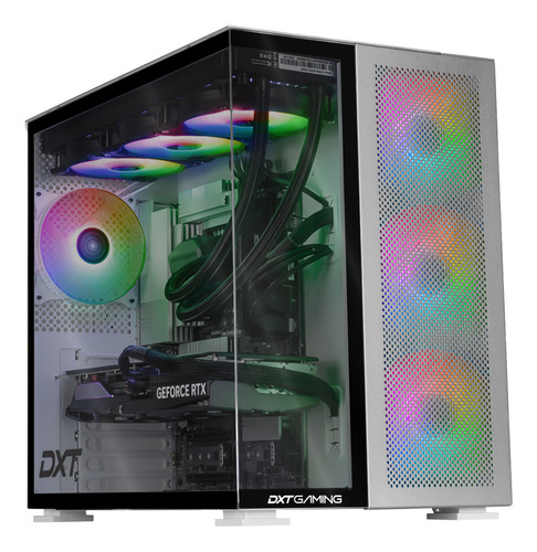 Pc Gamer Dxt Gaming Geforce Rtx 4070 Ti Super Intel Core Ultra 5 245k 32gb Ddr5 Ssd 1tb Sistema Liquido Wifi Titan T5 Silver