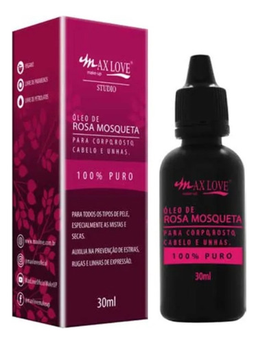 Óleo De Rosa Mosqueta 100% Puro Max Love 30ml