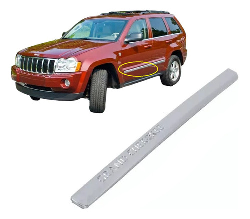 Platina Puerta Delantera Izquier Jeep Grand Cherokee 06 A 10