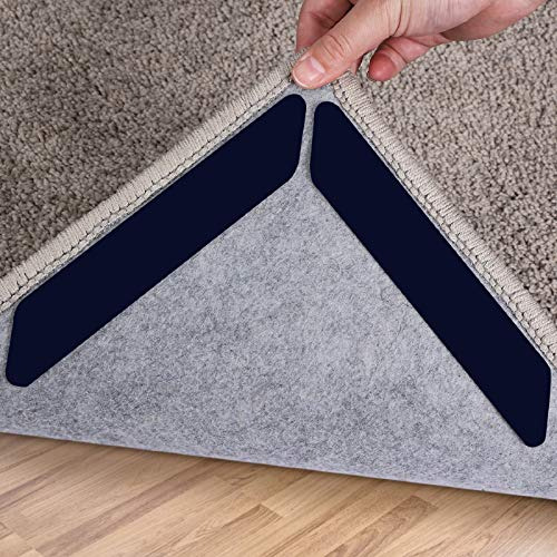 Rug-grip, 16 Piezas De Sujetadores Alfombras Lavables Y...