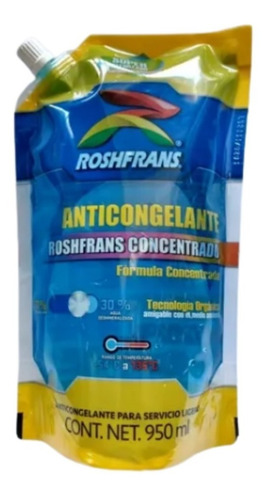 Anticongelante Azul Roshfrans Concentrado Al 70% /950ml