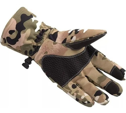 Imagen 4 de 9 de Guantes Tácticos Militar Impermeables Multicam Nieve