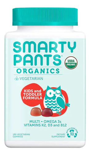 Smartypants  Kids Y Toddler Multivitaminas + Omega3 180gomas