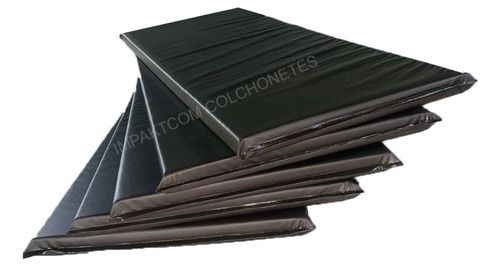 10 Colchonetes 1,20 X 60 X 4 - Creches, Escolas, Academias Cor Preto