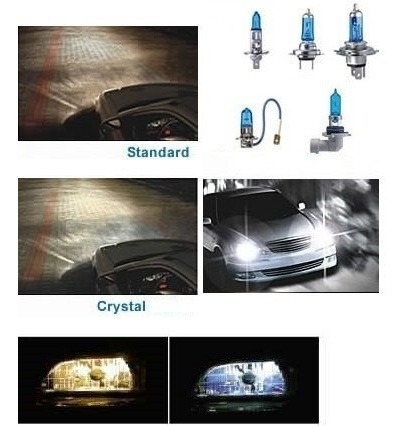 Imagen 2 de 6 de Lampara H4 Efecto Xenon Corta Y Larga Oferta Jgo. X 2 Unid.