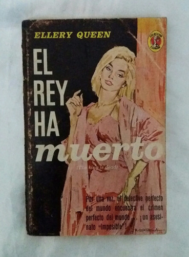 Ellery Queen El Rey Ha Muerto Novela Policial Misterio 1964