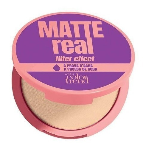 Polvo Compacto Matte Real Avon Color Trend