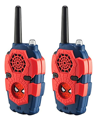 Spiderman Frs Walkie Talkies Para Niños Con Luces Y Sonidos 