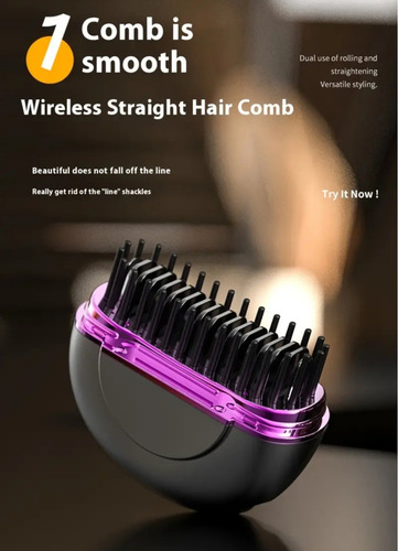 Plancha Peine Portatil Para Cabello Y Barba Hombre Mujer